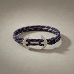 Bracelet corde ancre marine ajustable - Vue 1 - bracelet corde