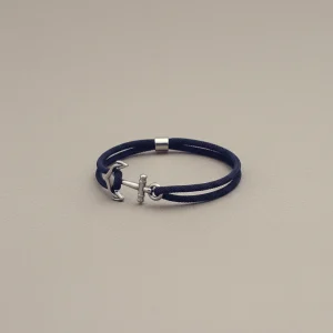 Bracelet corde ancre marine ajustable - Vue 2 - bracelet corde