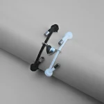 Bracelet corde couple cœur aimanté ajustable - Vue 1 - bracelet corde