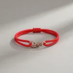 Bracelet corde dragon cuivre ajustable homme - Vue 1 - bracelet corde