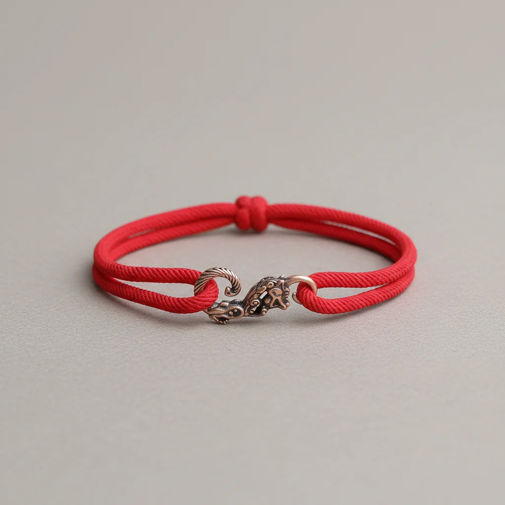 Bracelet corde dragon cuivre ajustable homme - Vue 2 - bracelet corde