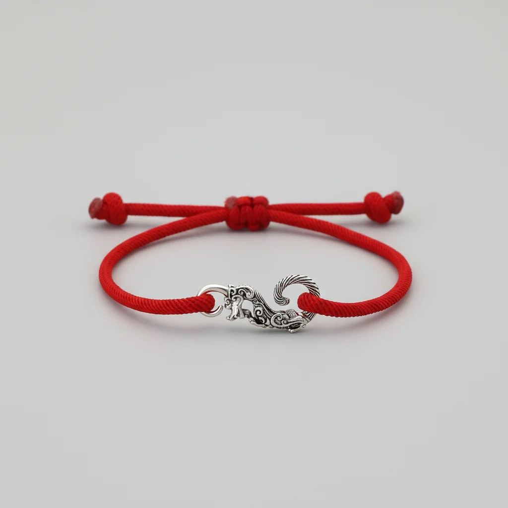 Bracelet corde dragon cuivre ajustable homme - Vue 6 - bracelet corde