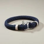 Bracelet corde homme fermoir manille original - Vue 1 - bracelet corde