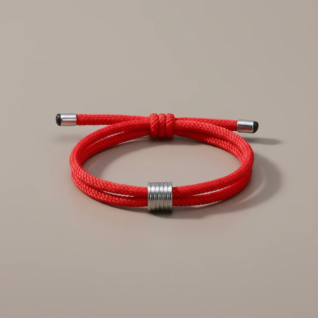 Bracelet corde homme minimaliste ajustable - Vue 1 - bracelet corde