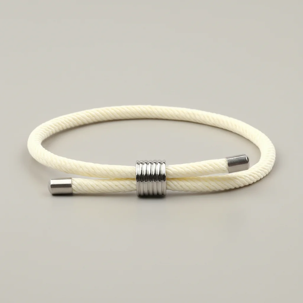 Bracelet corde homme minimaliste ajustable - Vue 10 - bracelet corde