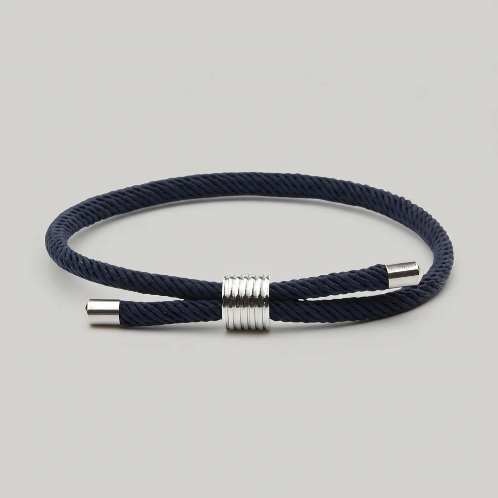Bracelet corde homme minimaliste ajustable - Vue 11 - bracelet corde