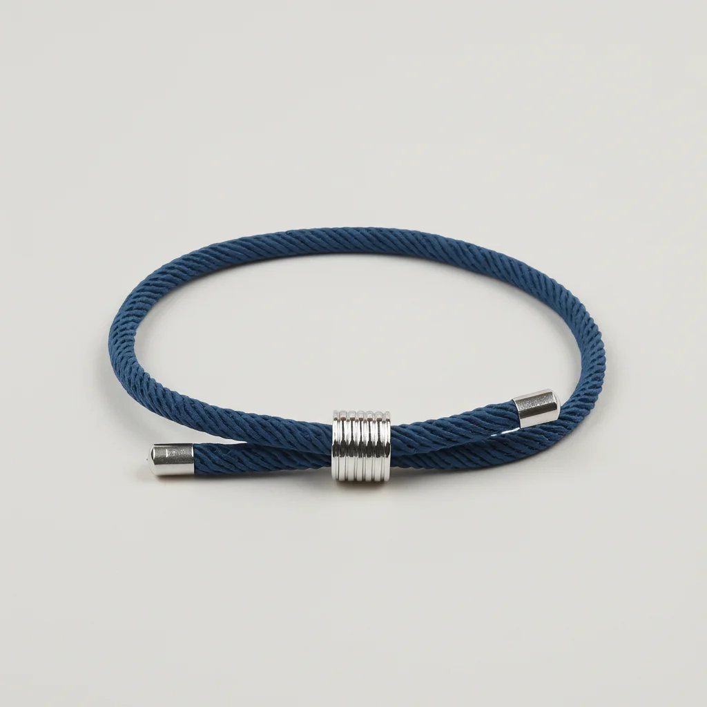 Bracelet corde homme minimaliste ajustable - Vue 12 - bracelet corde