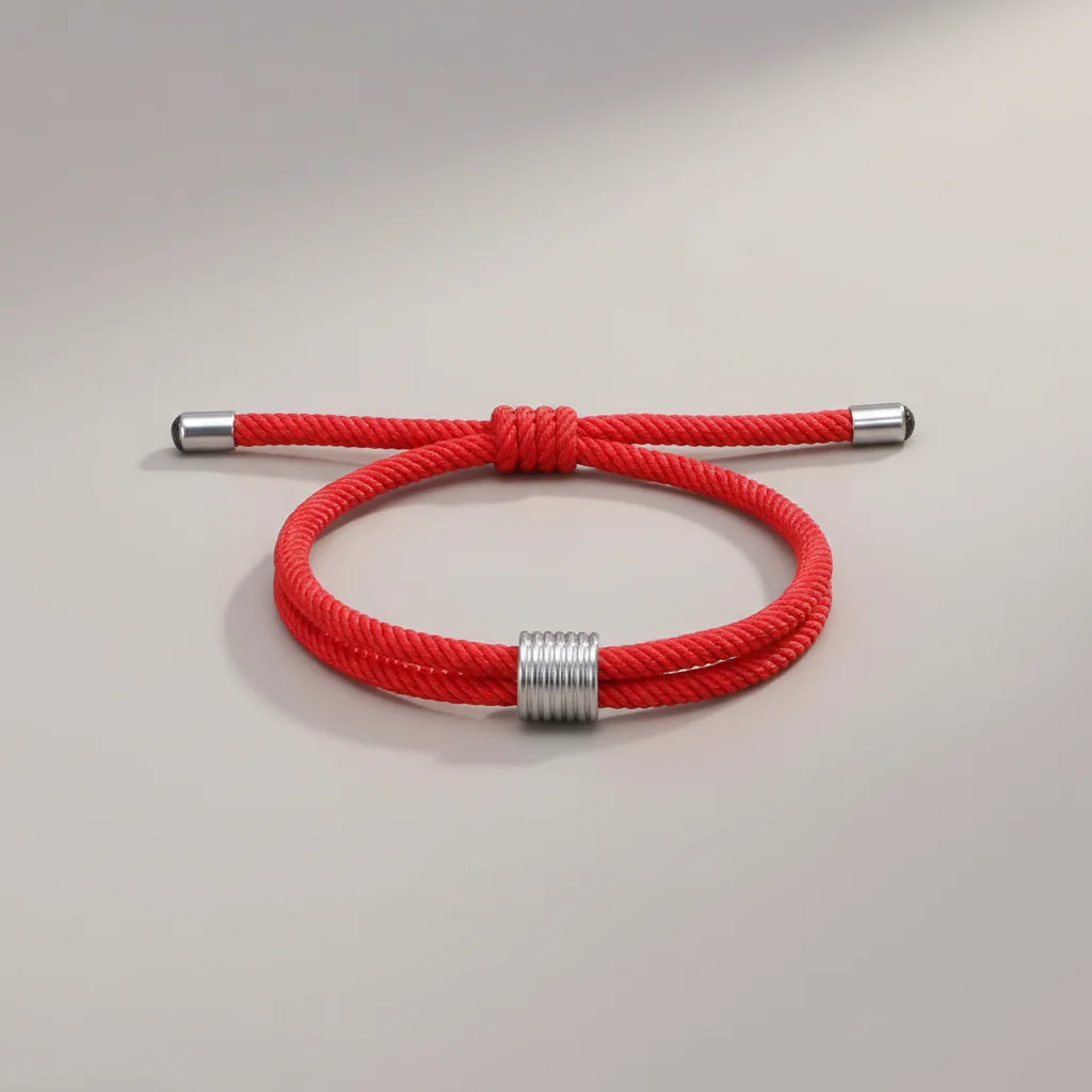 Bracelet corde homme minimaliste ajustable - Vue 2 - bracelet corde