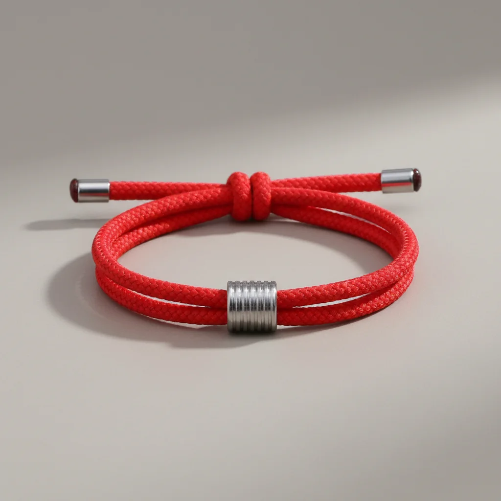 Bracelet corde homme minimaliste ajustable - Vue 3 - bracelet corde