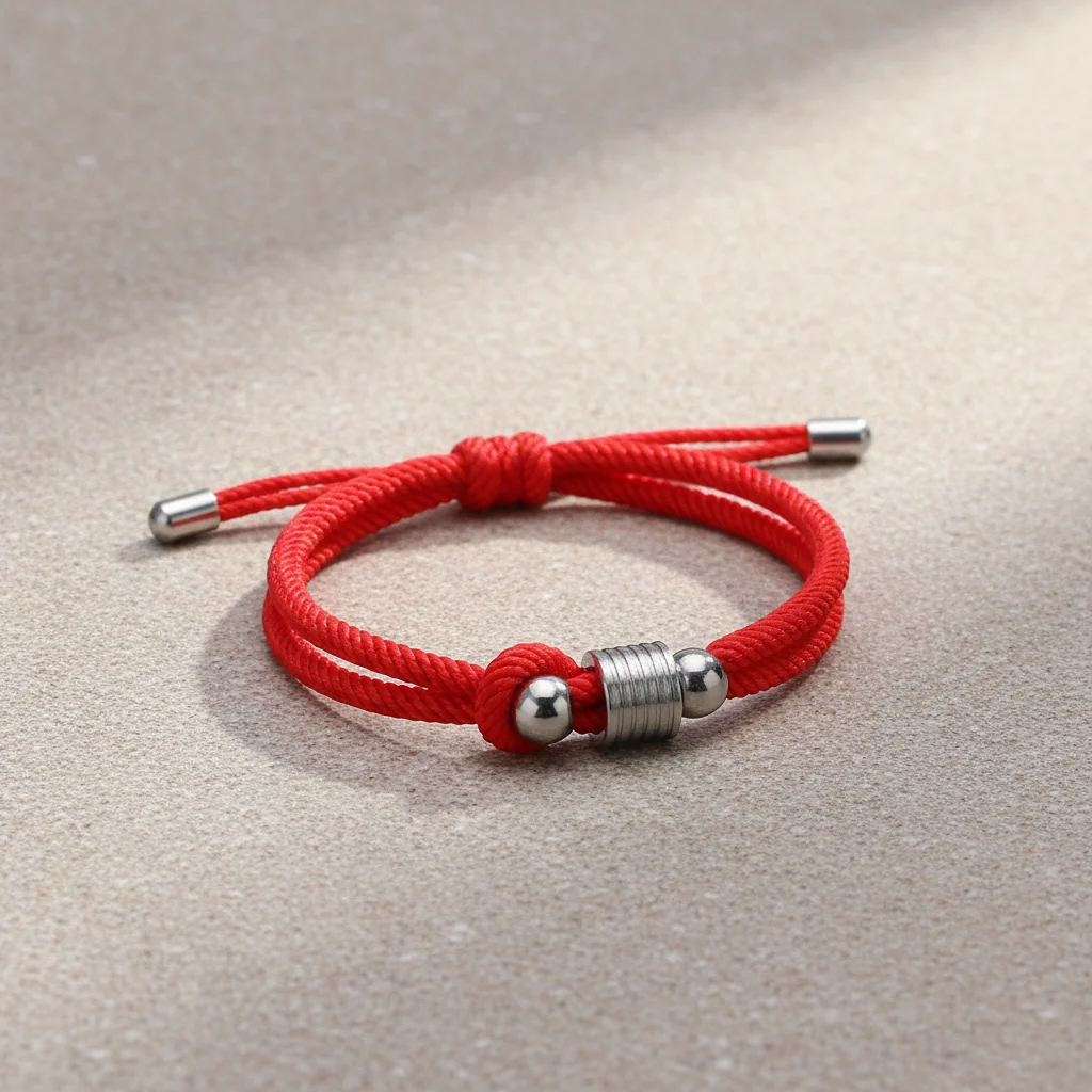 Bracelet corde homme minimaliste ajustable - Vue 5 - bracelet corde