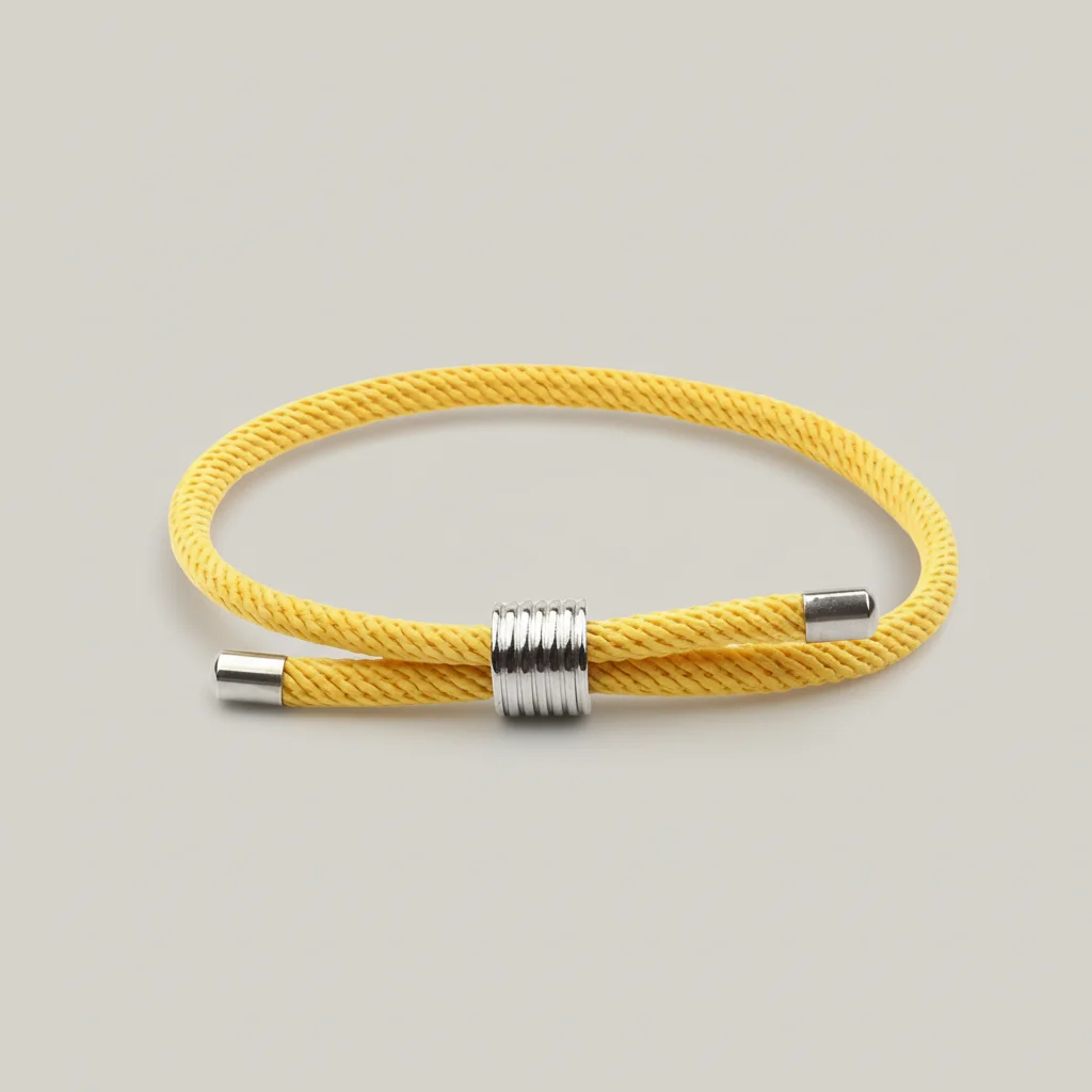 Bracelet corde homme minimaliste ajustable - Vue 8 - bracelet corde
