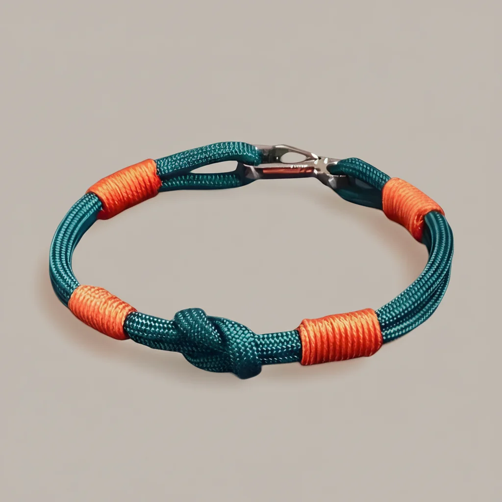 Bracelet corde nœud coulissant ajustable - Vue 11 - bracelet corde