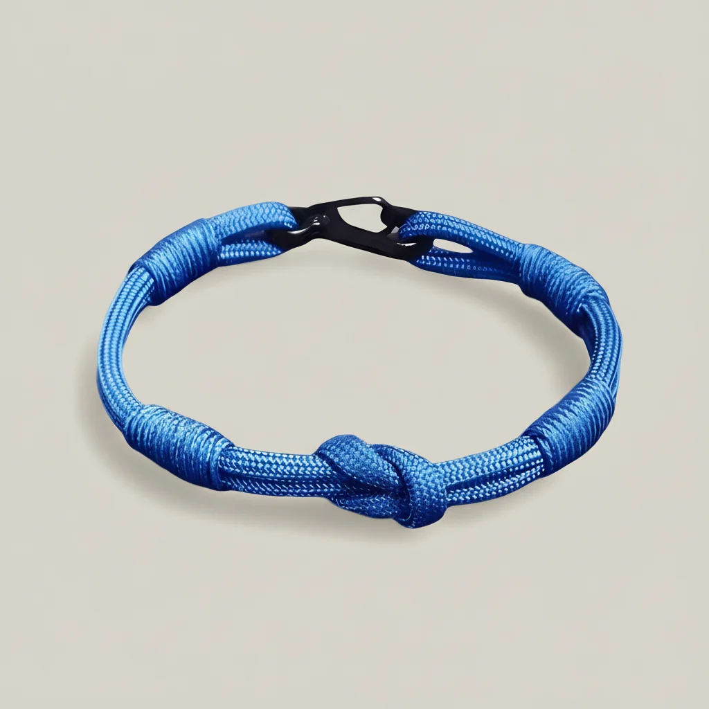 Bracelet corde nœud coulissant ajustable - Vue 6 - bracelet corde
