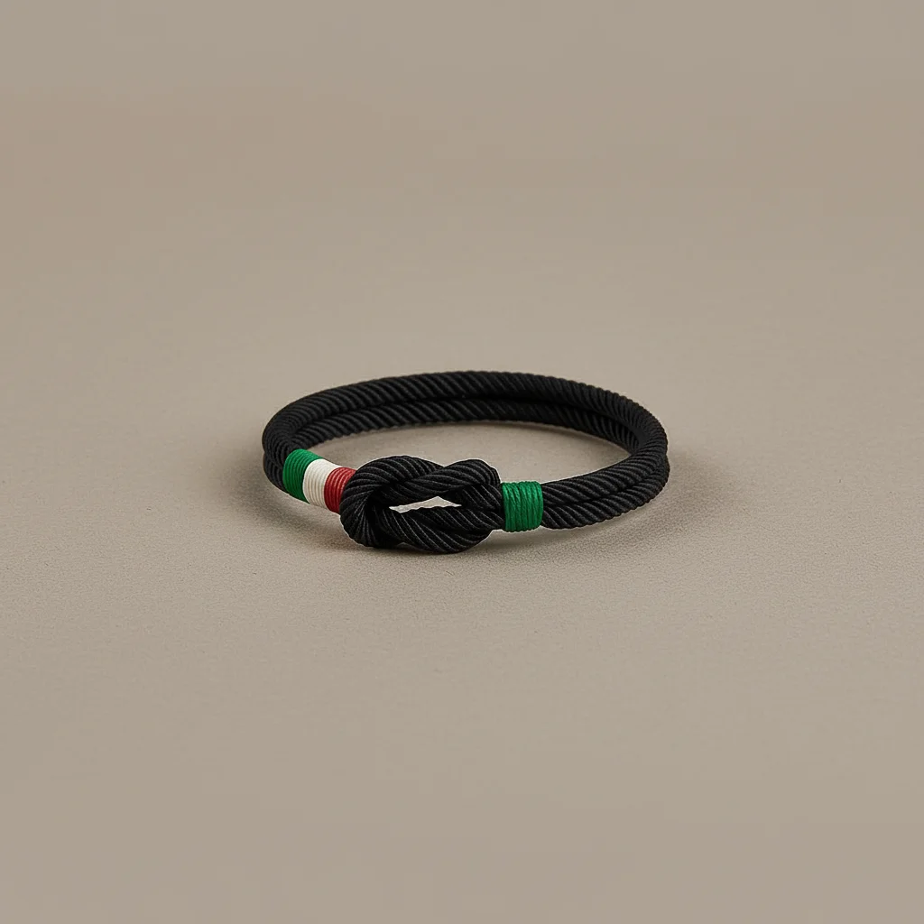 bracelet corde nœud italien en nylon - Vue 1 - bracelet corde