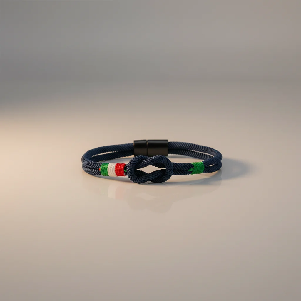 bracelet corde nœud italien en nylon - Vue 10 - bracelet corde