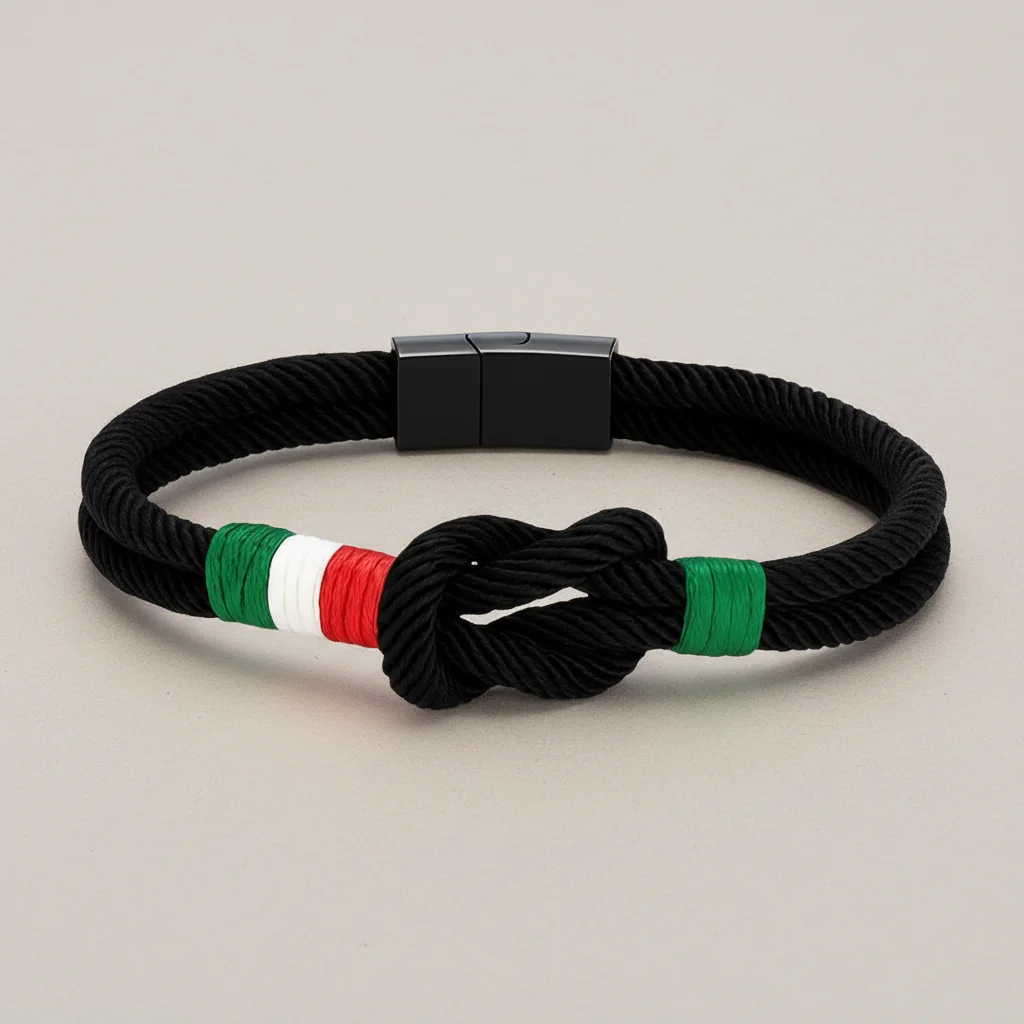 bracelet corde nœud italien en nylon - Vue 11 - bracelet corde