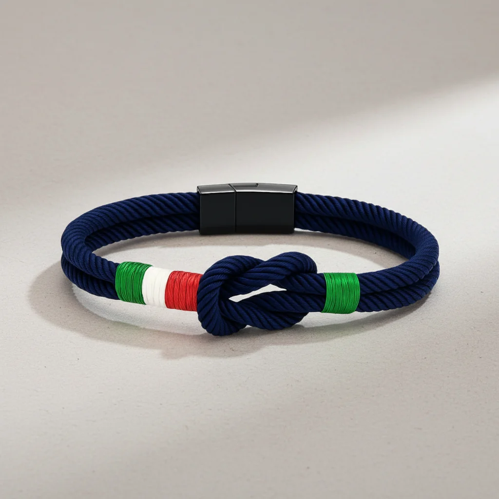 bracelet corde nœud italien en nylon - Vue 6 - bracelet corde