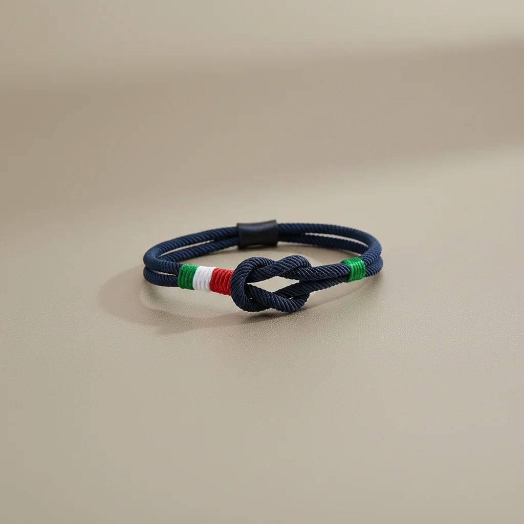 bracelet corde nœud italien en nylon - Vue 7 - bracelet corde