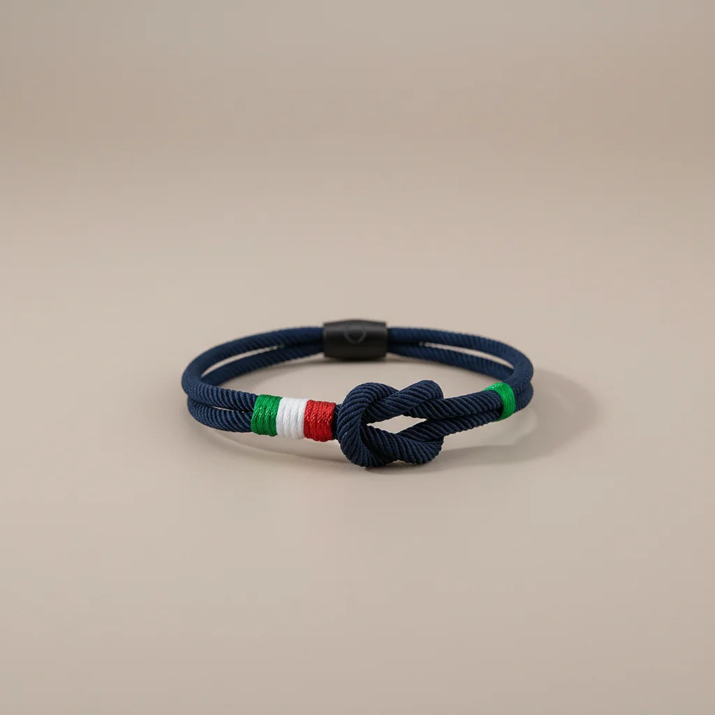 bracelet corde nœud italien en nylon - Vue 8 - bracelet corde